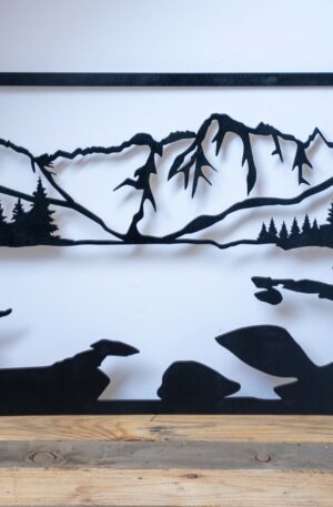 Morskie Oko - drewniany obraz